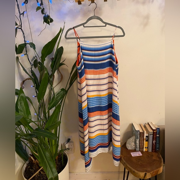 Multi-colour Flowy Dress - Size M - Antibes Blanc - Picture 4 of 5